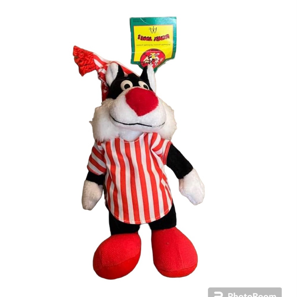 Vintage 1992 McDonald’s Sylvester Christmas plush